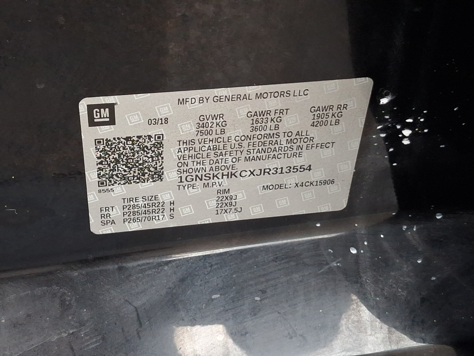 Used 2018 Chevrolet Suburban LT AWD/4WD image 32