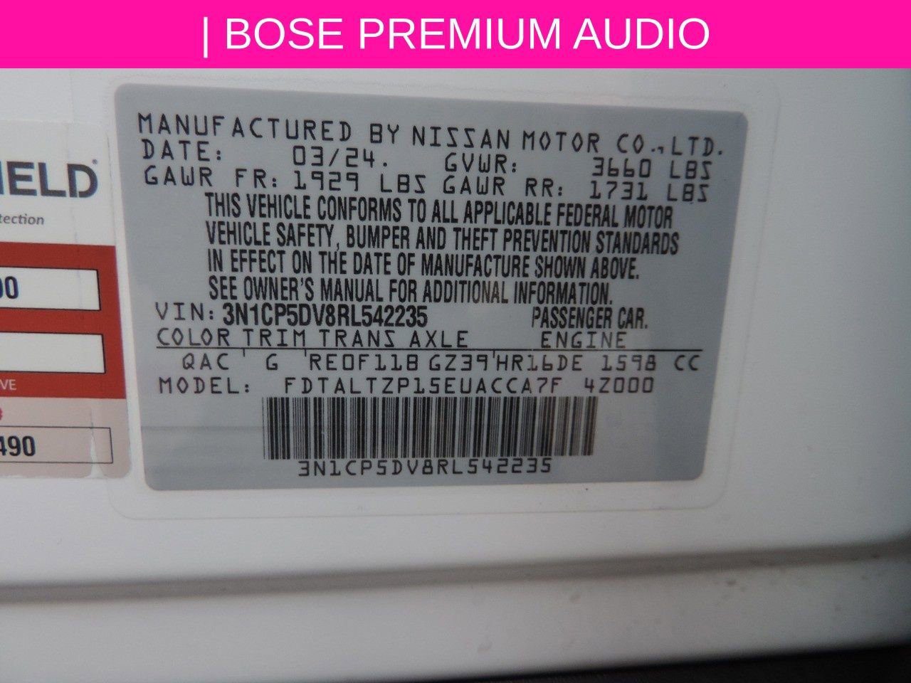 Certified 2024 Nissan Kicks SR w/ SR Premium Package FWD image 17