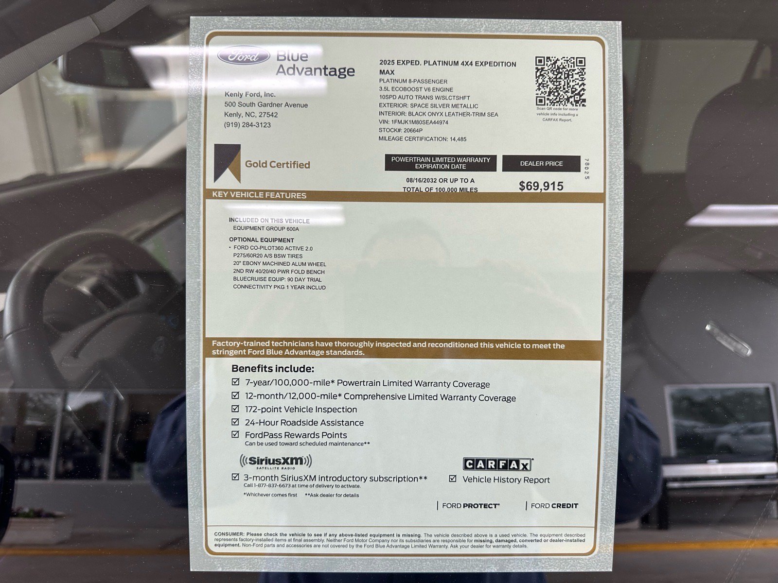 Certified 2025 Ford Expedition Max Platinum AWD/4WD image 5