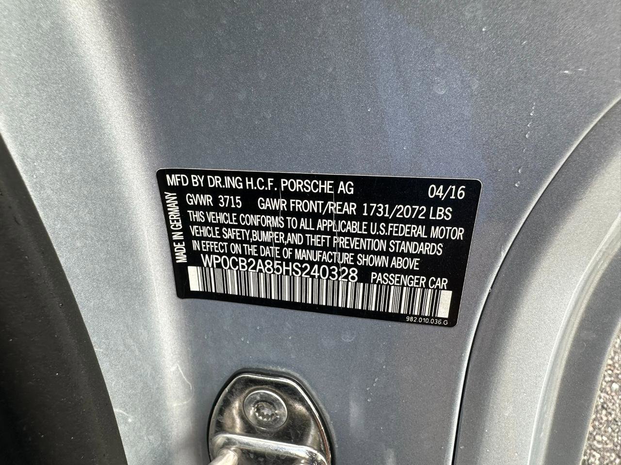 Used 2017 Porsche 718 Boxster S image 38