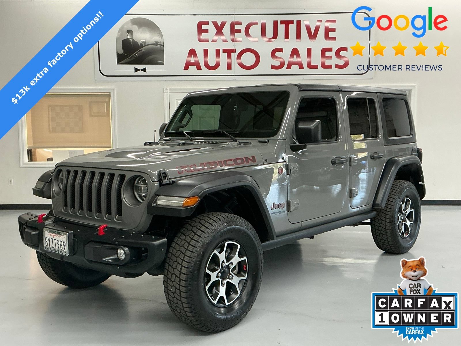 Used 2021 Jeep Wrangler Unlimited Rubicon w/ Steel Bumper Group AWD/4WD image 1