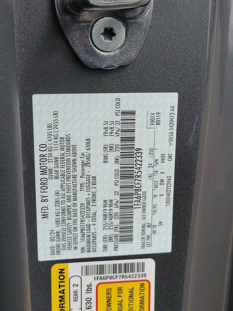 Used 2024 Ford Mustang GT Premium RWD image 32