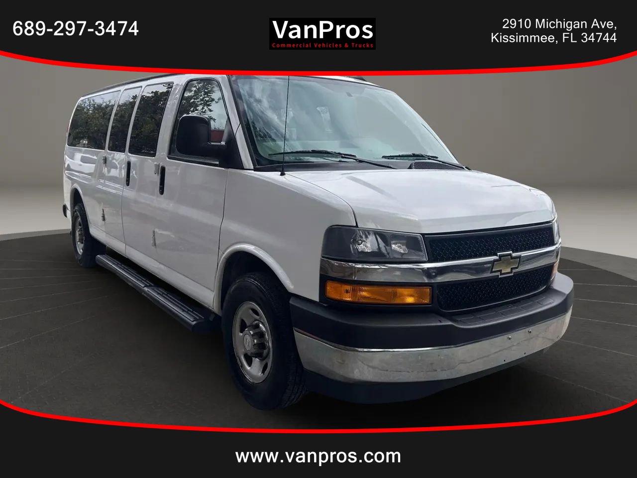 Used 2018 Chevrolet Express 3500 LT w/ LT Preferred Equipment Group RWD image 6