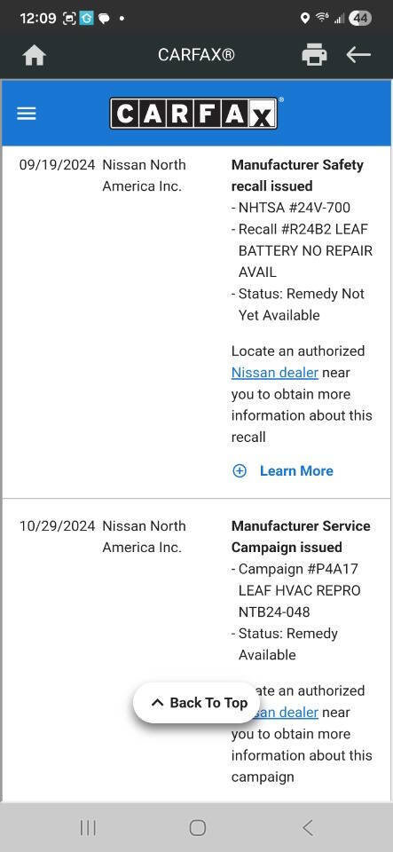 Used 2019 Nissan Leaf S w/ S Charge Package image 62