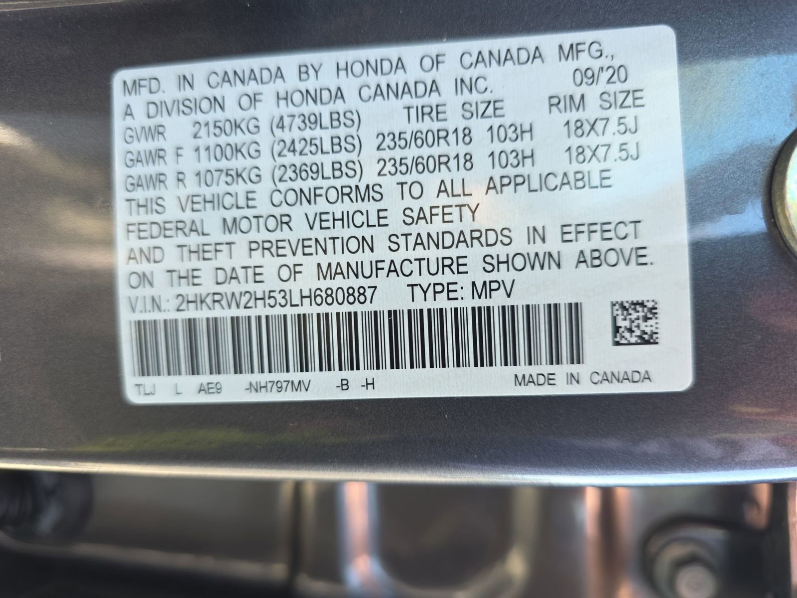 Used 2020 Honda CR-V EX image 34