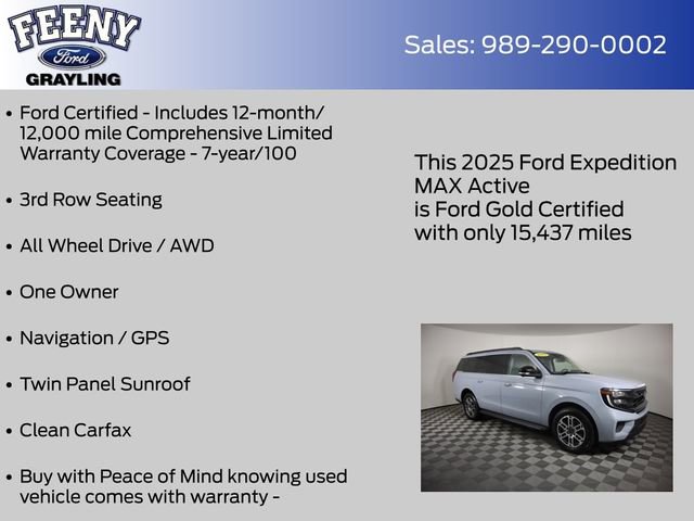 Certified 2025 Ford Expedition Max Active image 5