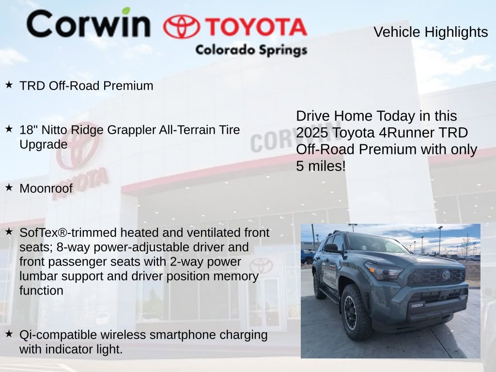 Used 2025 Toyota 4Runner TRD Off-Road Premium image 7