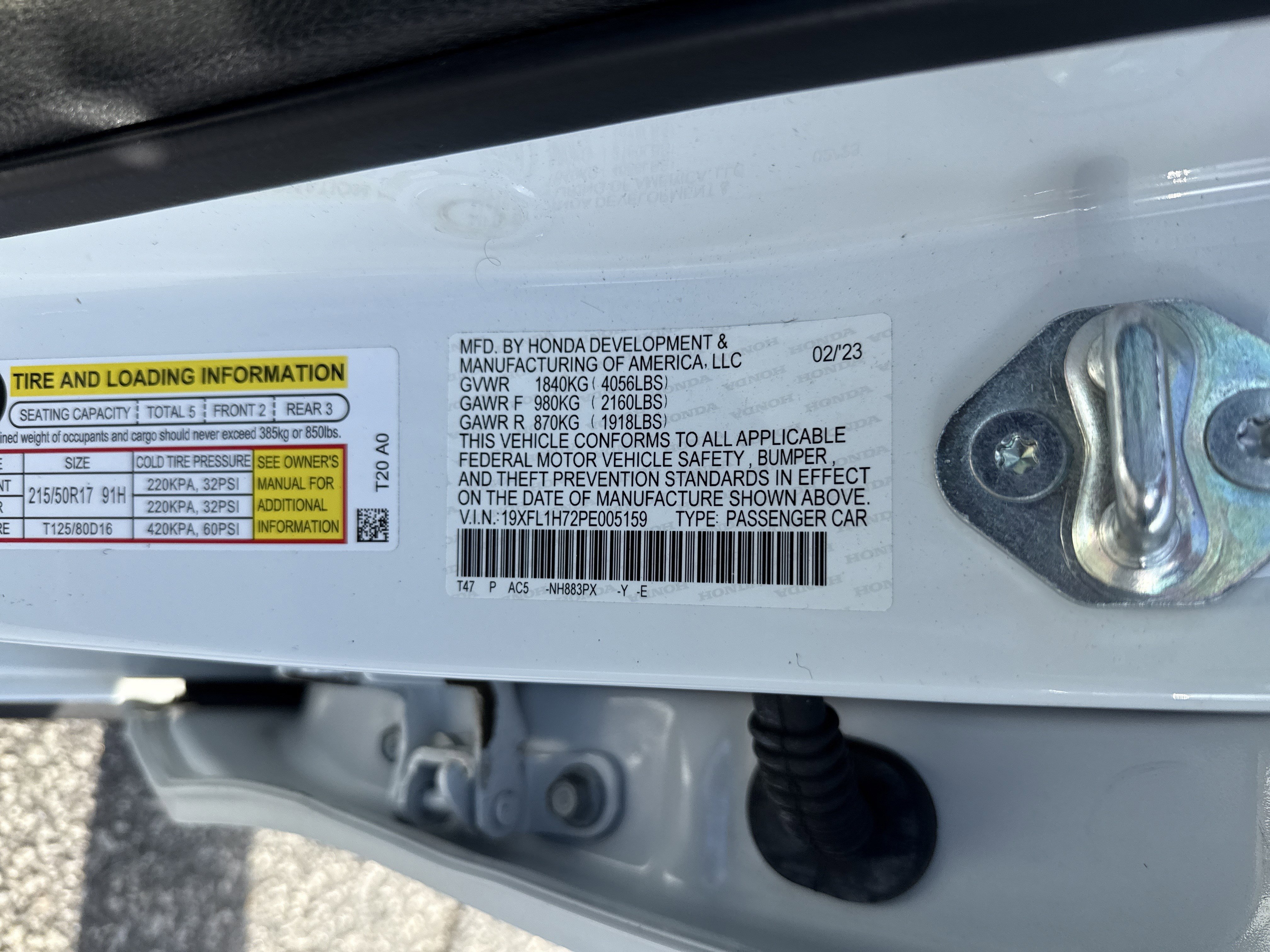 Certified 2023 Honda Civic EX-L image 37