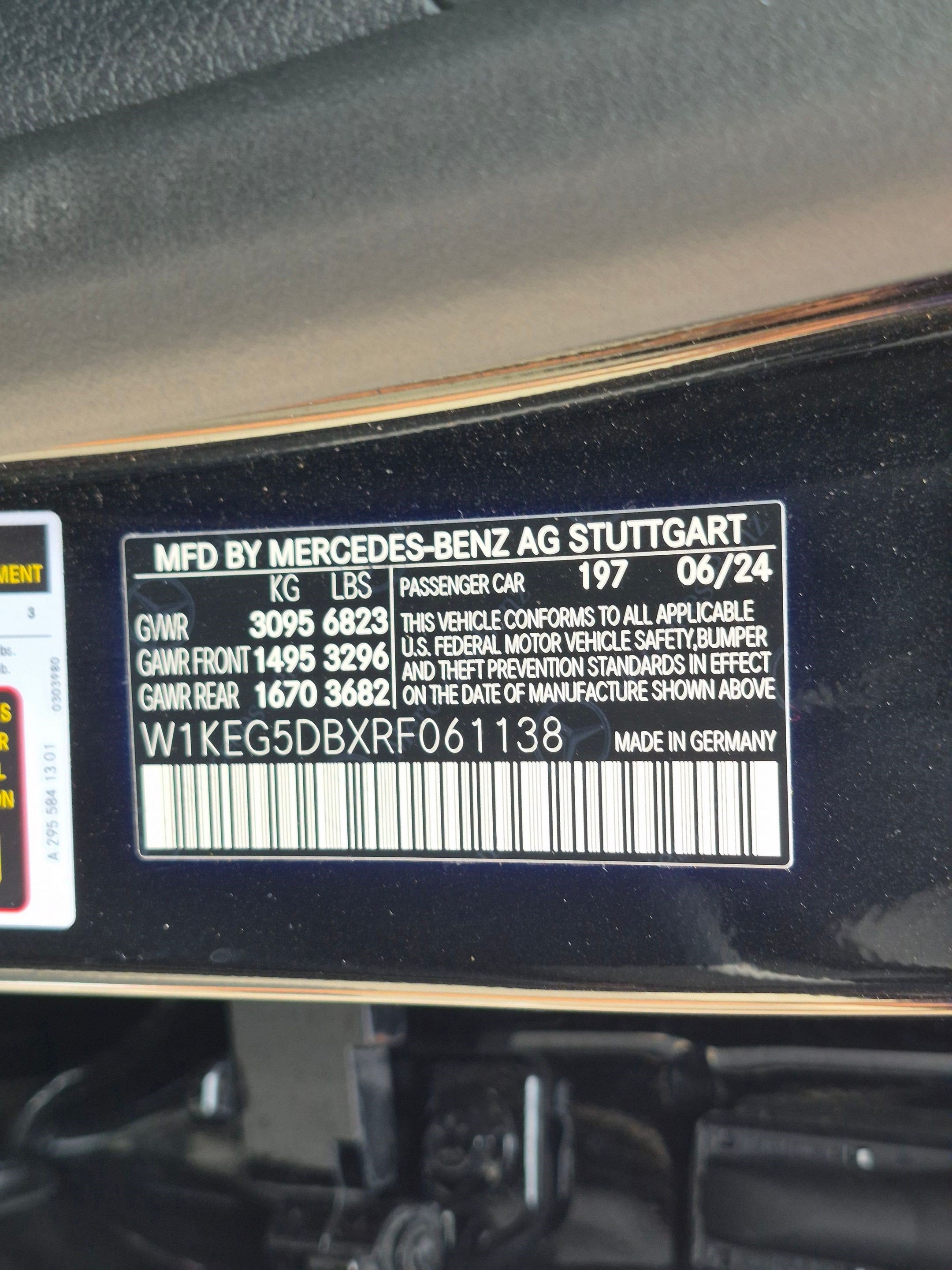 Certified 2024 Mercedes-Benz EQE AMG 4MATIC Sedan image 33