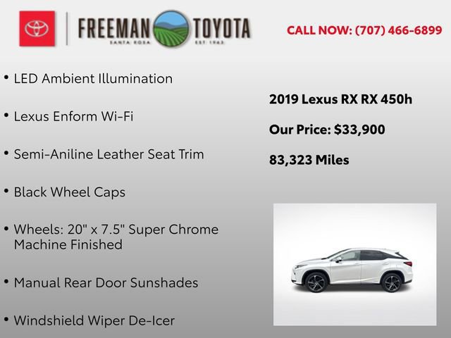 Used 2019 Lexus RX 450h AWD w/ Luxury Package image 12