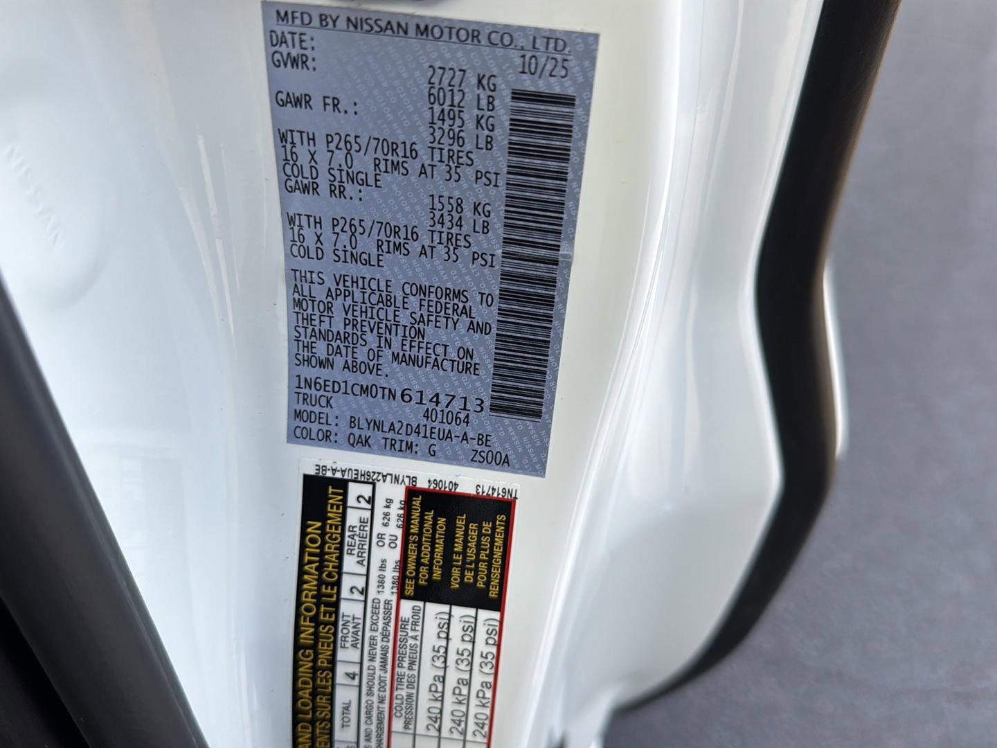 New 2026 Nissan Frontier S w/ S Utility Package image 28