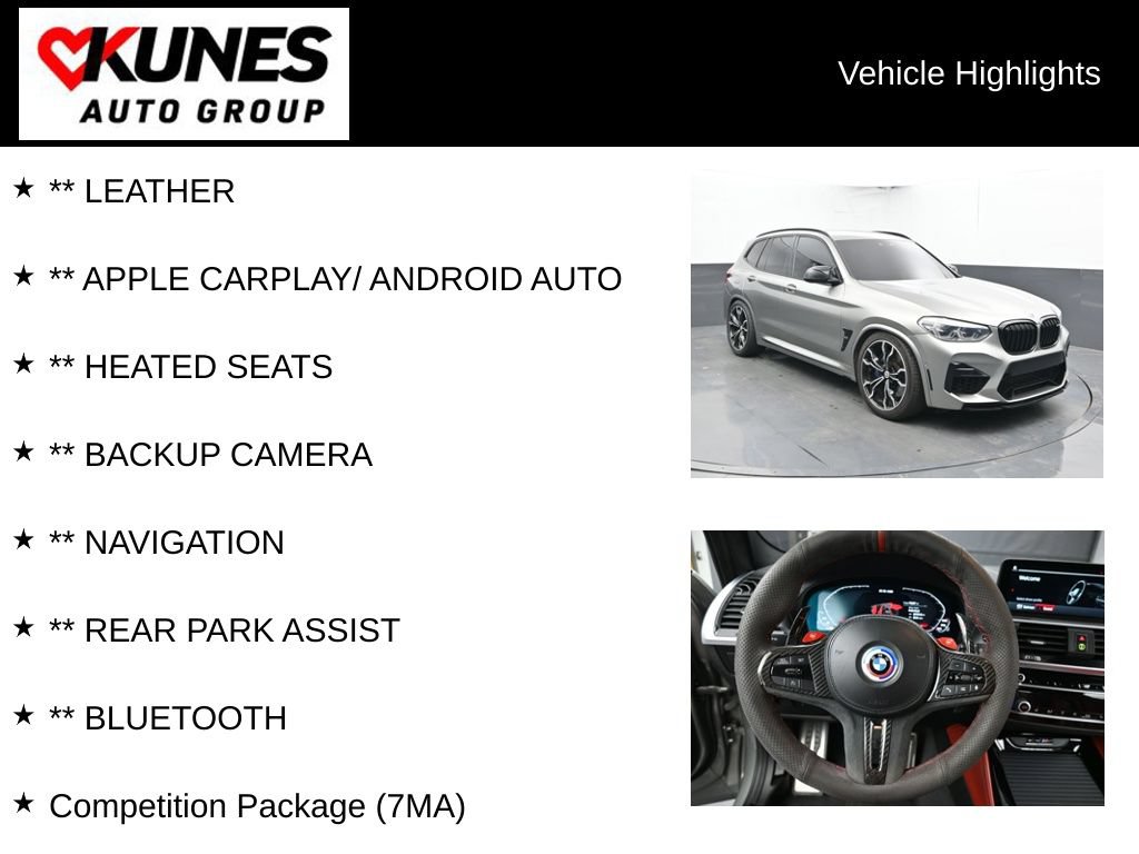 Used 2021 BMW X3 M w/ Competition Package AWD/4WD video 2