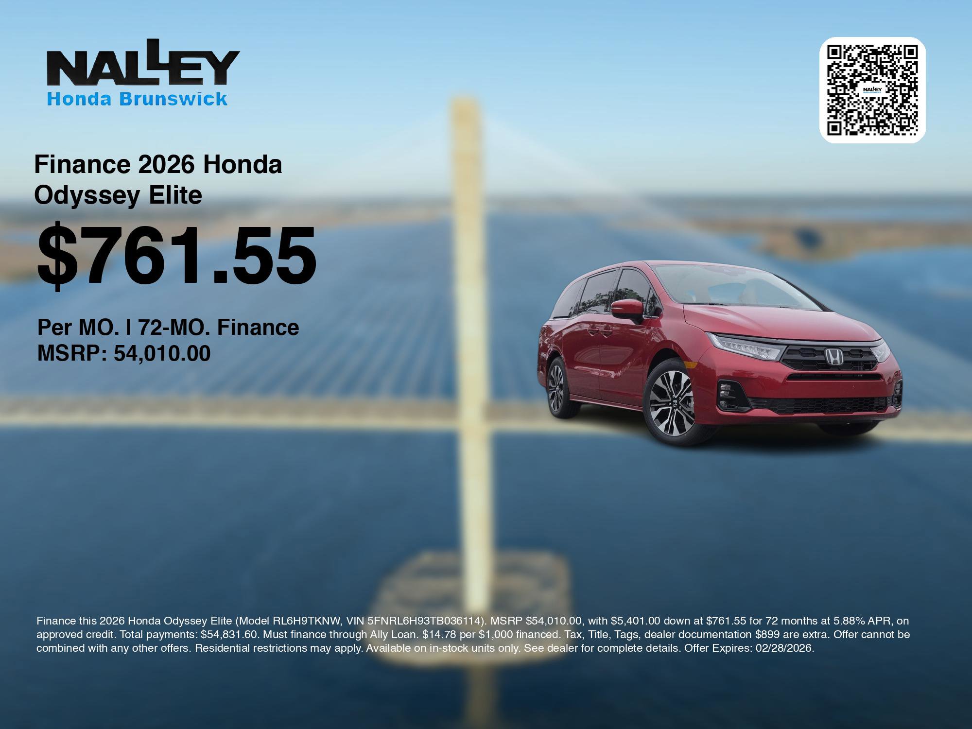 New 2026 Honda Odyssey Elite image 7