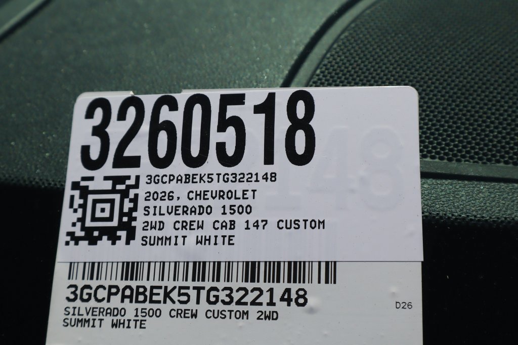 New 2026 Chevrolet Silverado 1500 Custom w/ LPO, Dark Essentials Package RWD image 30