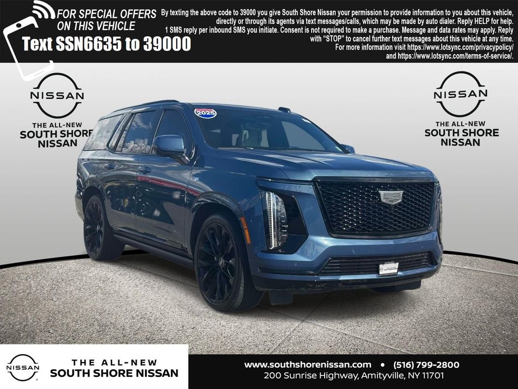 Used 2025 Cadillac Escalade Sport Platinum w/ LPO, ONYX Package AWD/4WD video 1