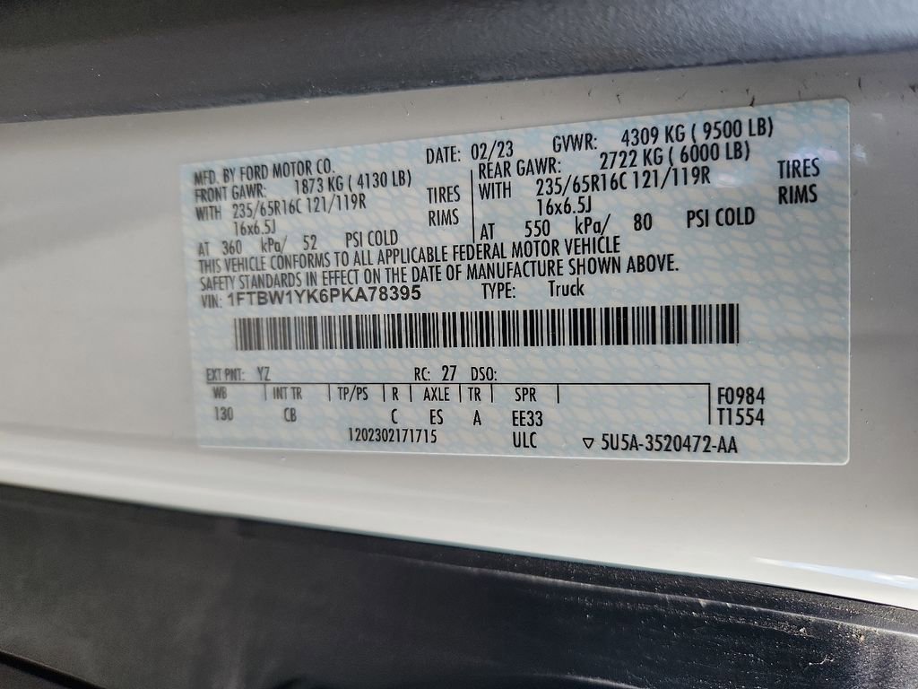 New 2023 Ford E-Transit Low Roof image 9