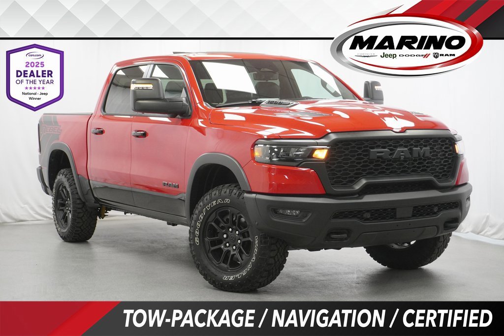 Certified 2025 RAM 1500 Rebel w/ Advanced Safety Group