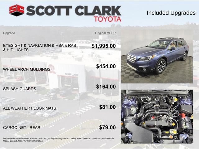 Used 2017 Subaru Outback 2.5i Limited AWD/4WD image 4