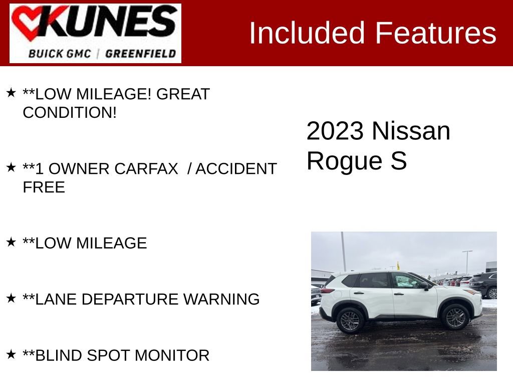Used 2023 Nissan Rogue S image 3
