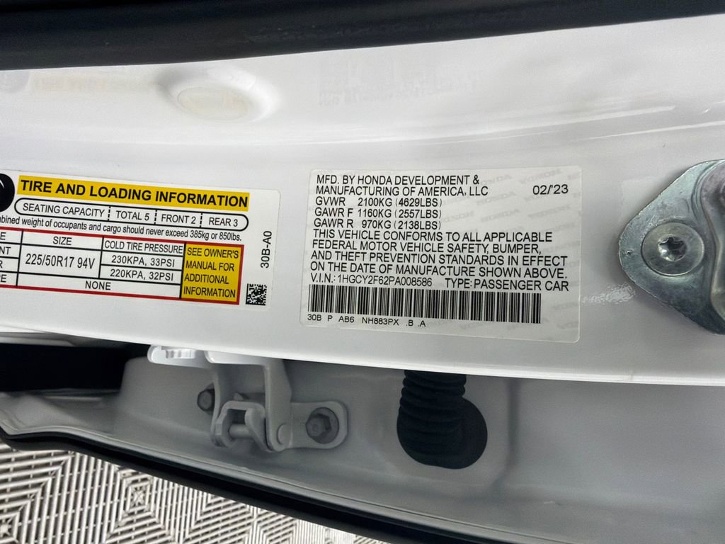Certified 2023 Honda Accord EX-L image 33