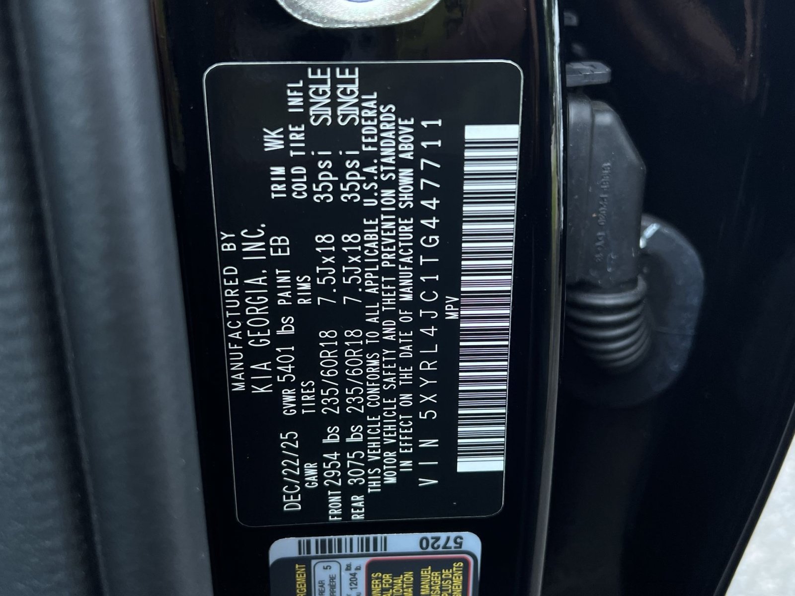 New 2026 Kia Sorento S FWD image 36