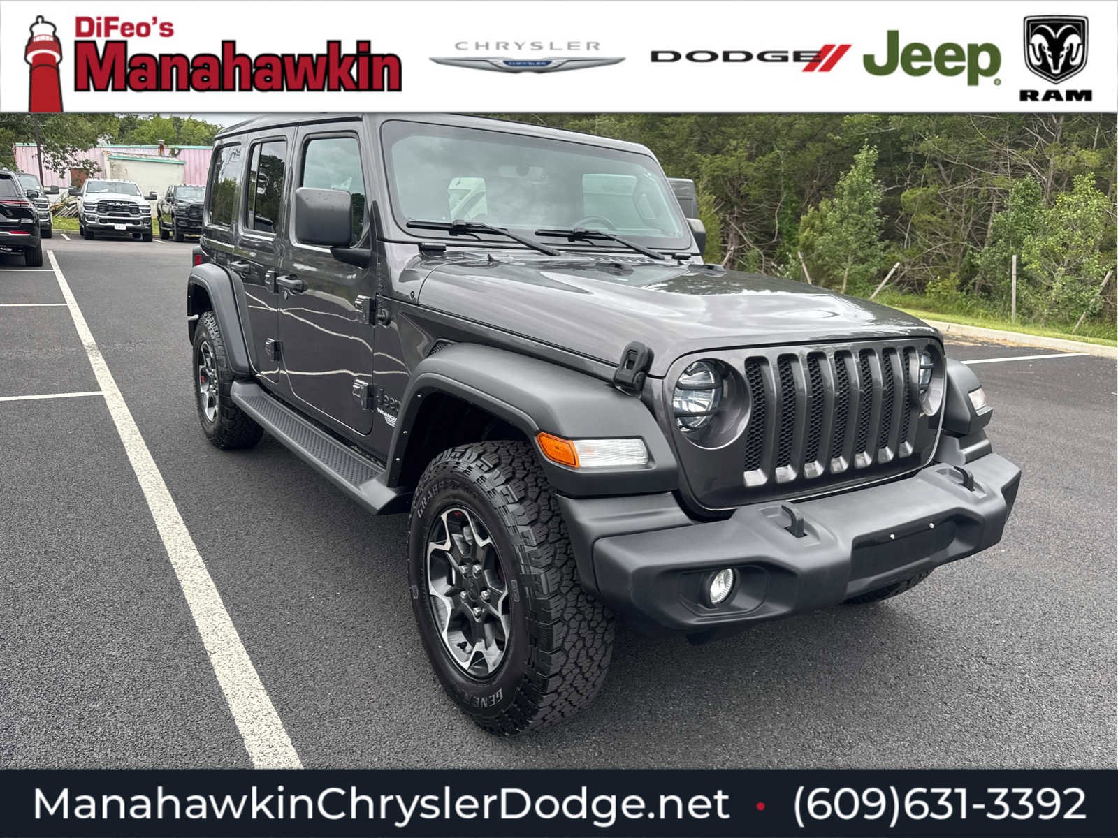 Certified 2021 Jeep Wrangler Unlimited Sport w/ Sun And Sound Package