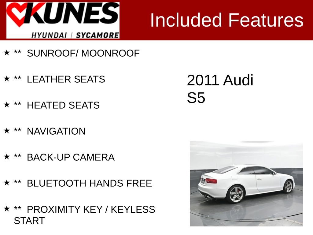 Used 2011 Audi S5 Prestige AWD/4WD image 2