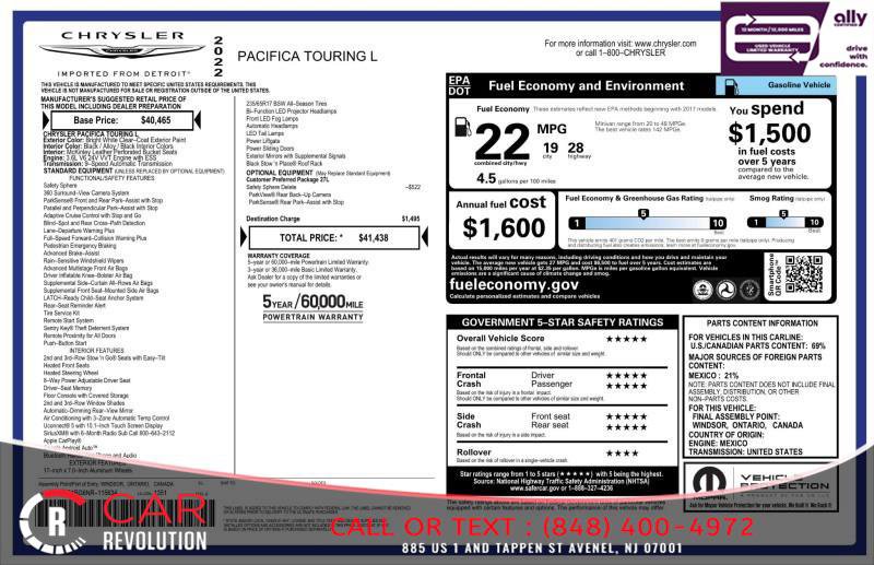 Used 2022 Chrysler Pacifica Touring-L image 9