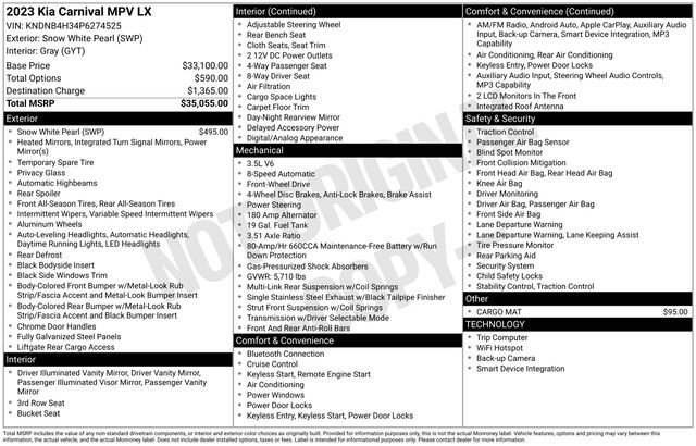 Used 2023 Kia Carnival LX image 36