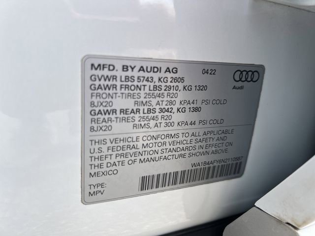 Used 2022 Audi SQ5 Premium Plus image 34