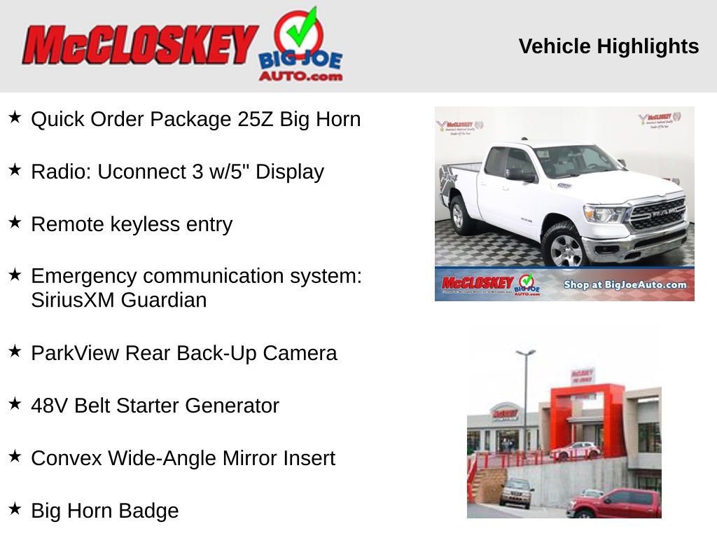 Used 2022 RAM 1500 Big Horn image 2