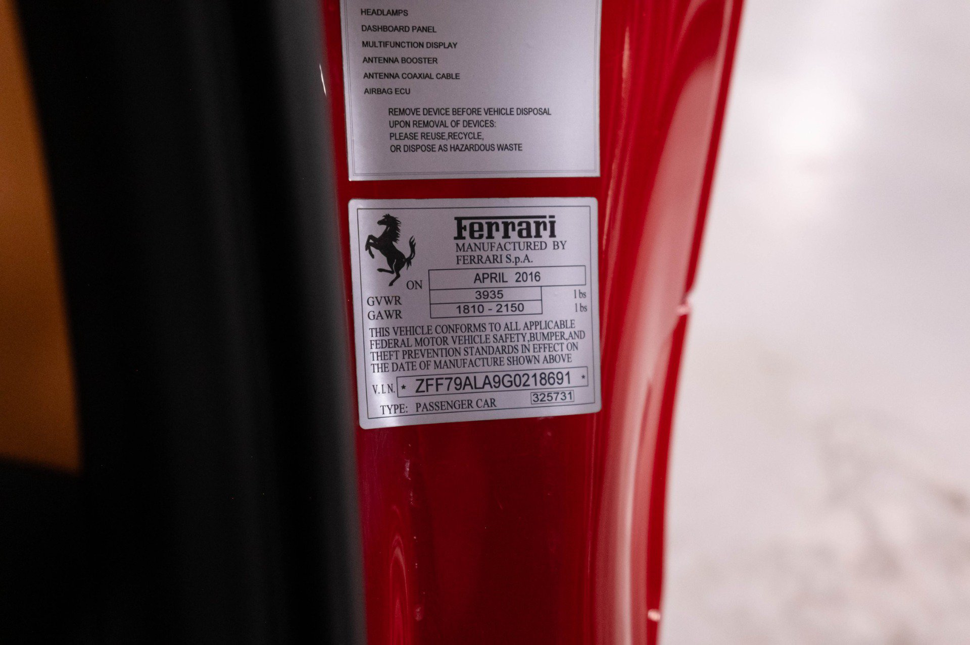 Used 2016 Ferrari 488 GTB RWD image 89