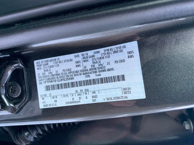 Used 2018 Ford F150 Lariat w/ Equipment Group 502A Luxury image 33