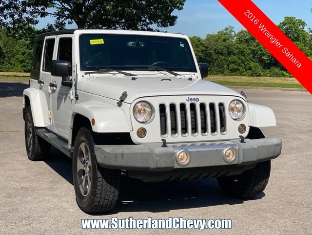 Used 2016 Jeep Wrangler Unlimited Sahara AWD/4WD image 1