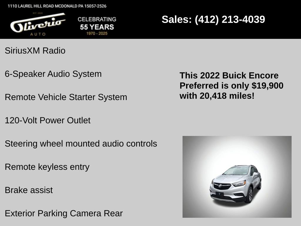 Used 2022 Buick Encore Preferred w/ Safety Package image 10