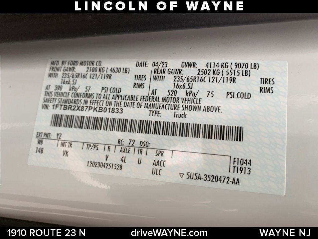 Used 2023 Ford Transit 250 148 High Roof AWD image 20