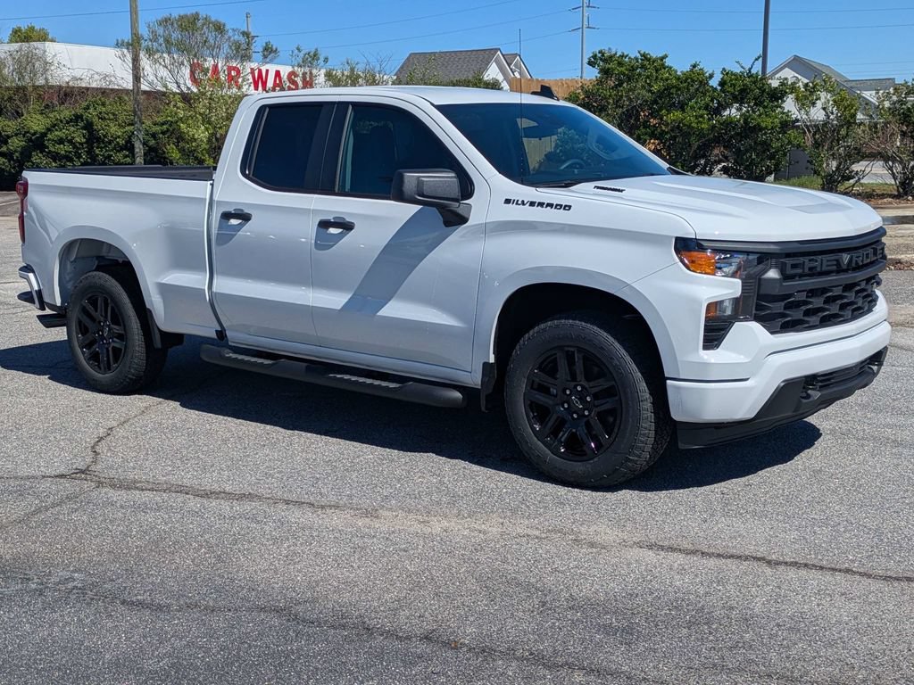 New 2026 Chevrolet Silverado 1500 Custom w/ Turbomax Blackout Package RWD image 2