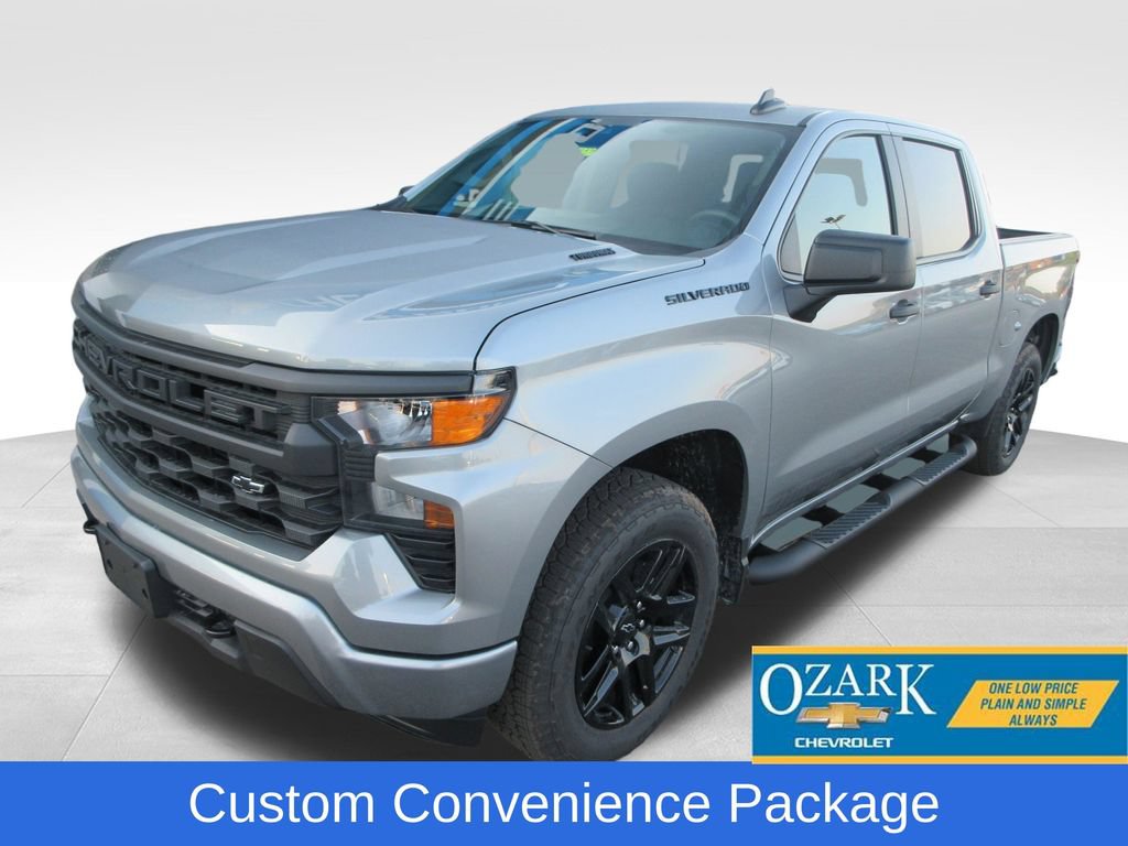 New 2026 Chevrolet Silverado 1500 Custom w/ Turbomax Blackout Package
