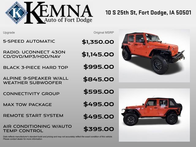 Used 2015 Jeep Wrangler Unlimited Rubicon w/ Connectivity Group image 4