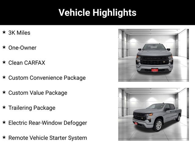 Used 2025 Chevrolet Silverado 1500 Custom AWD/4WD image 2