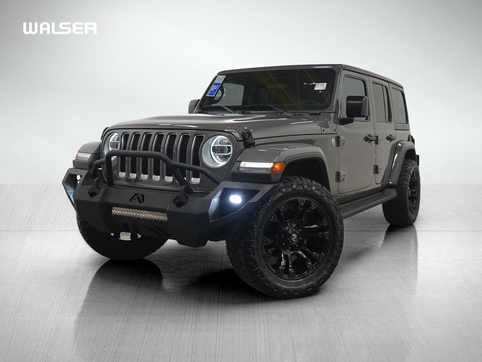 Used 2021 Jeep Wrangler Unlimited Sahara w/ LED Lighting Group image 1