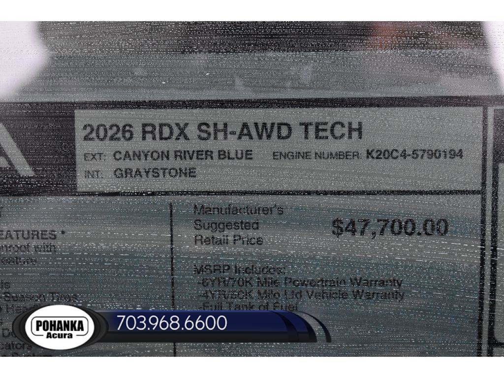 New 2026 Acura RDX w/ Technology Package image 40