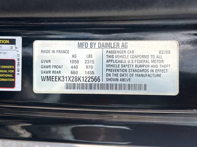 Used 2008 smart fortwo passion RWD image 30