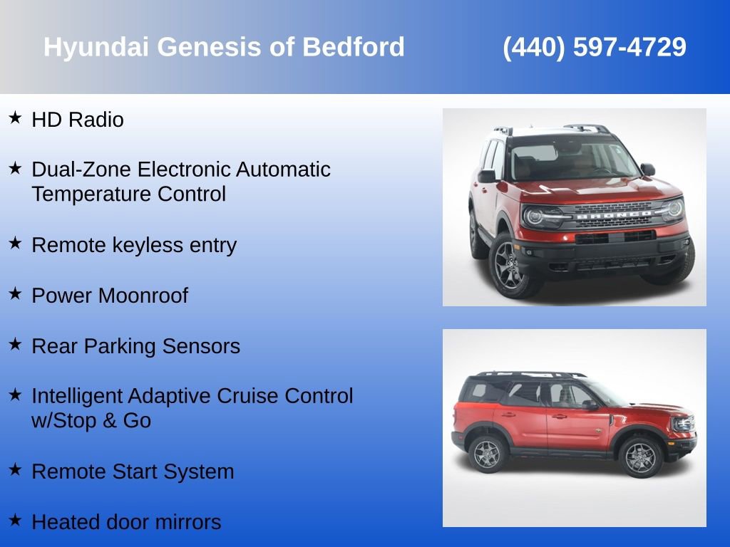 Used 2022 Ford Bronco Sport Badlands w/ Premium Package AWD/4WD image 21