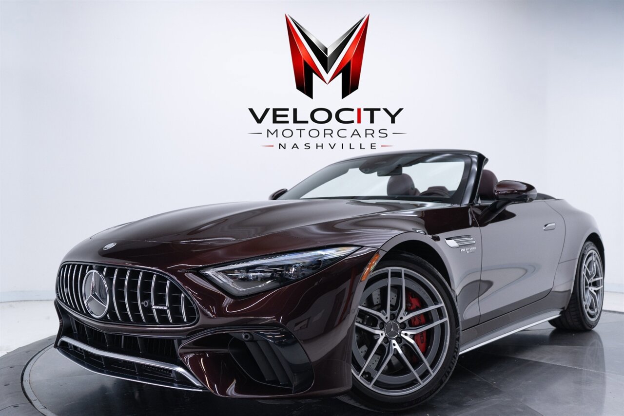Used 2024 Mercedes-Benz SL 55 AMG 4MATIC w/ Manufactur Interior Package image 1