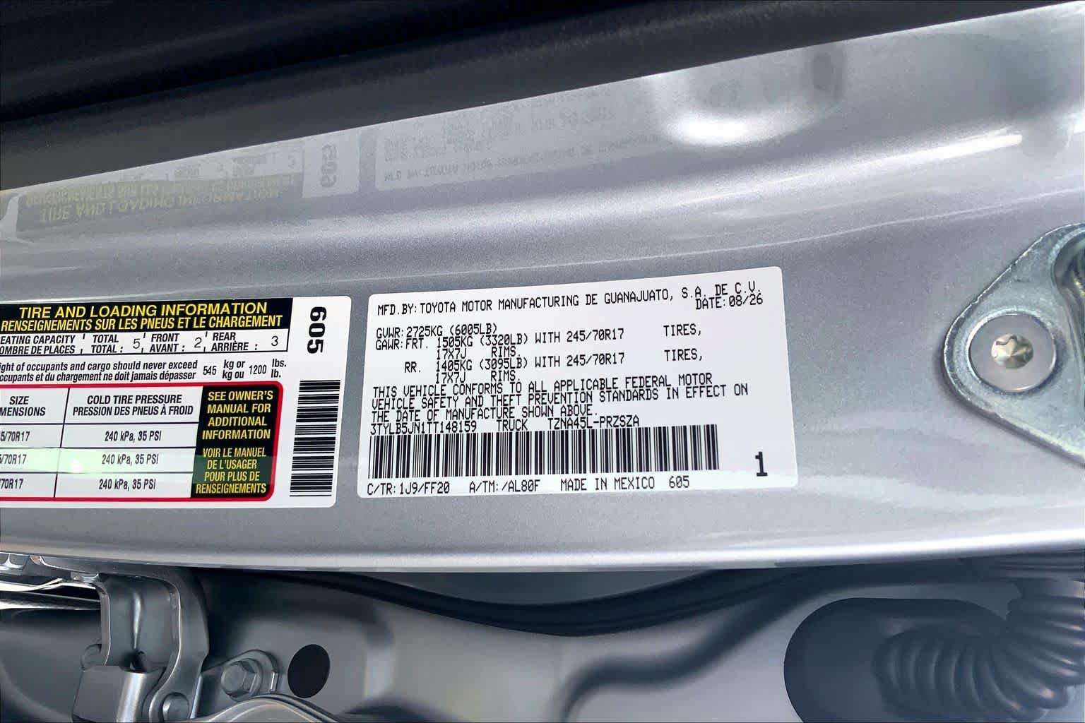 New 2026 Toyota Tacoma SR5 AWD/4WD image 21
