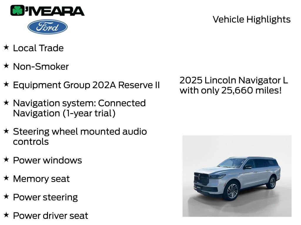 Used 2025 Lincoln Navigator L Reserve AWD/4WD image 7