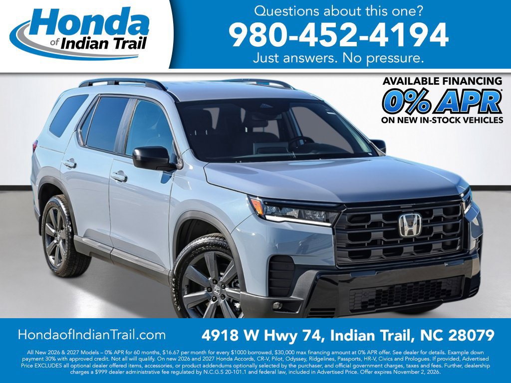 New 2026 Honda Pilot Sport