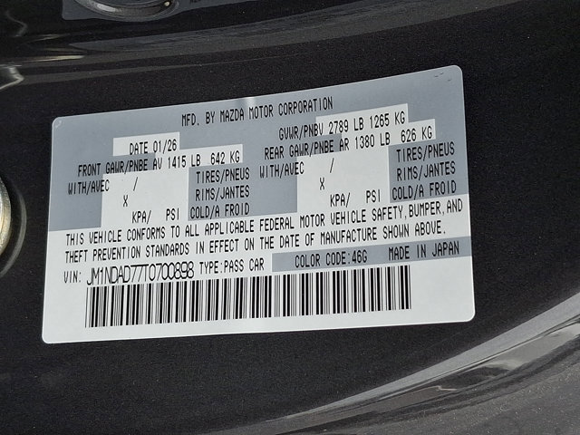 New 2026 MAZDA MX-5 Miata Grand Touring w/ Appearance Package RWD image 21