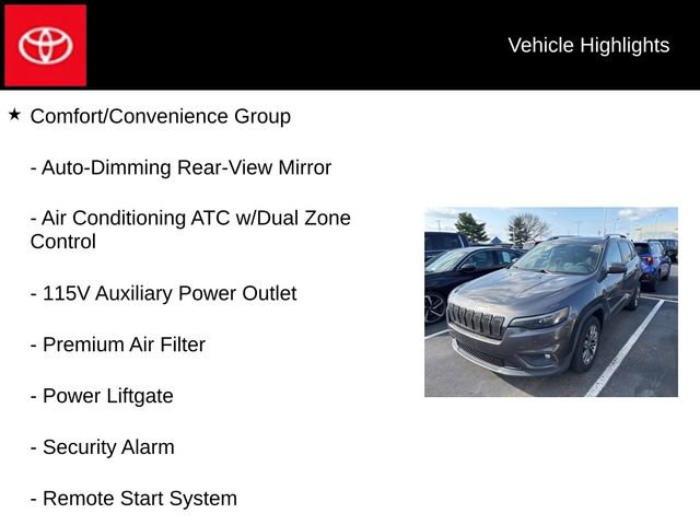 Used 2019 Jeep Cherokee Latitude Plus w/ Comfort/Convenience Group image 10